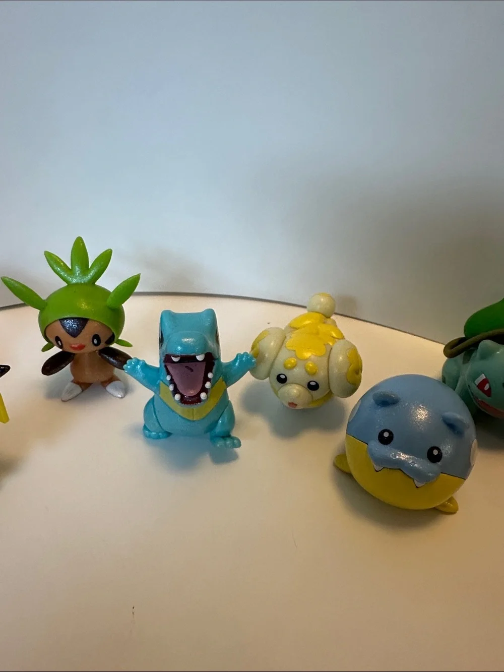 Pokemon Mini Figures - Green Blue Yellow Orange Red Brown